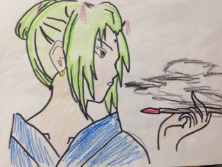模写の模写　月詠