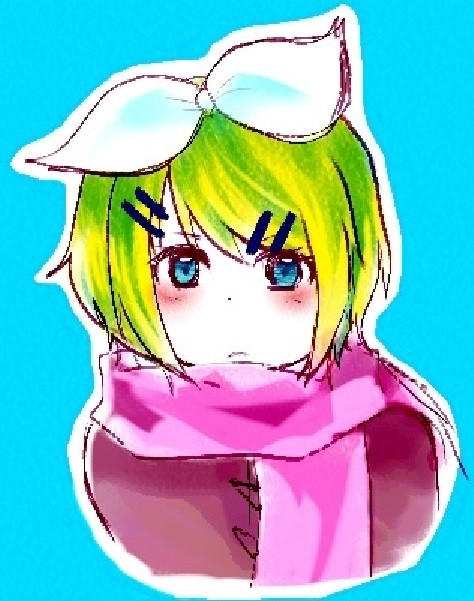 ピンクマフラー