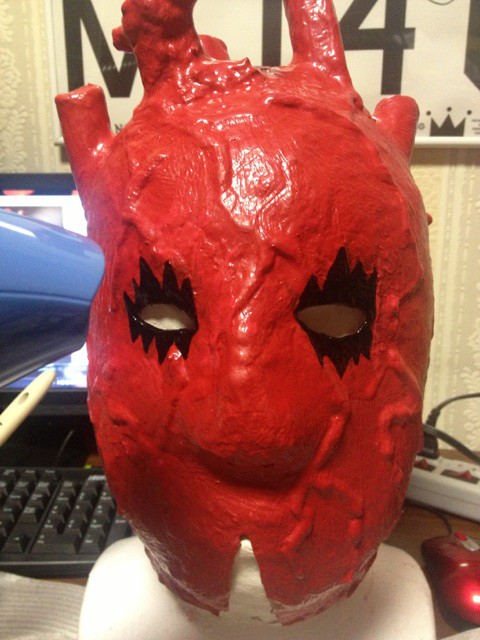 こころちゃんのマスクを作ってみた