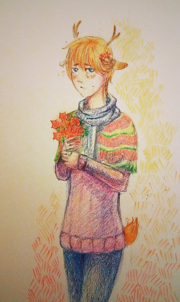 Autumn deer.