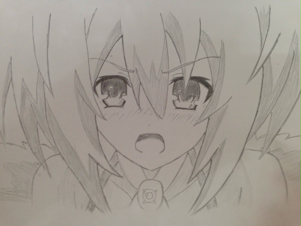 ブランをシャーペンで描いてみた