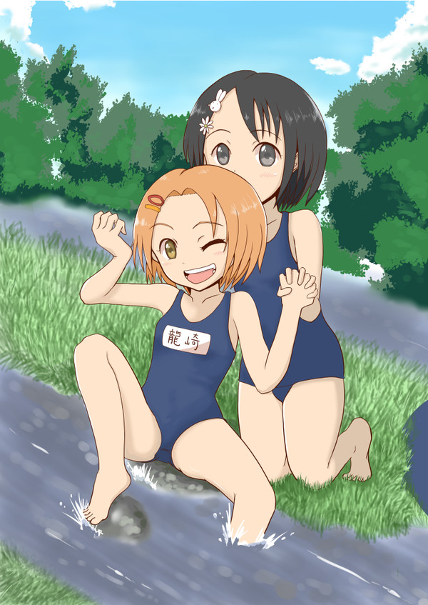 田舎のなんかこういう雰囲気スク水