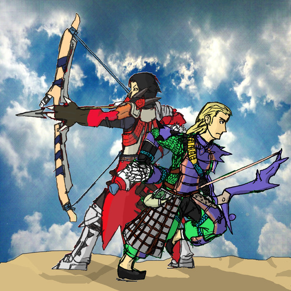 今更MHP3&MHP2Gマイ装備描いてみた