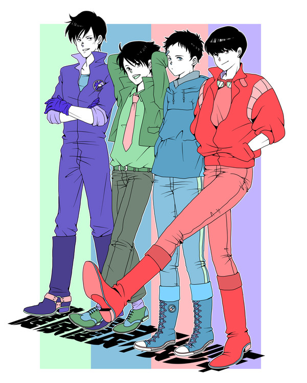 金田と鉄雄と甲斐と山本