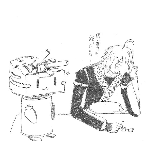 店主と１２．７ｃｍ連装砲ちゃん