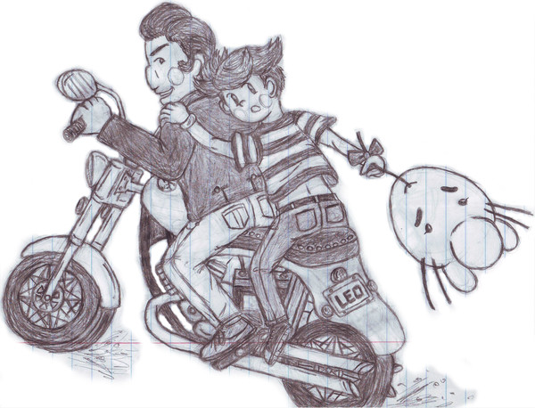Drawing motorcycles - オートバイを描く
