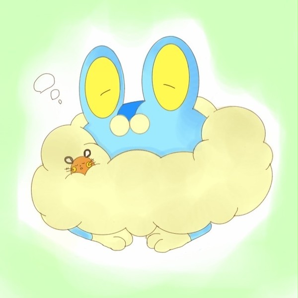 ケロマツとデンチュウ