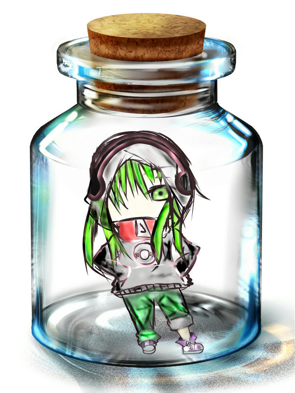 団長が・・・ビンのなかに(；ﾟДﾟ)