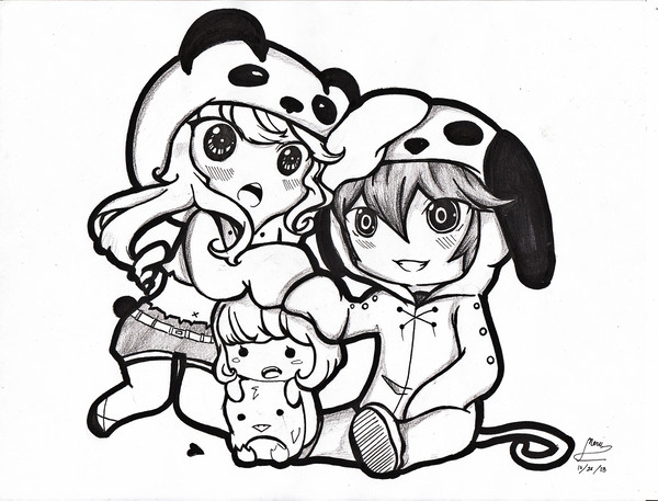 Chibi Hoodies