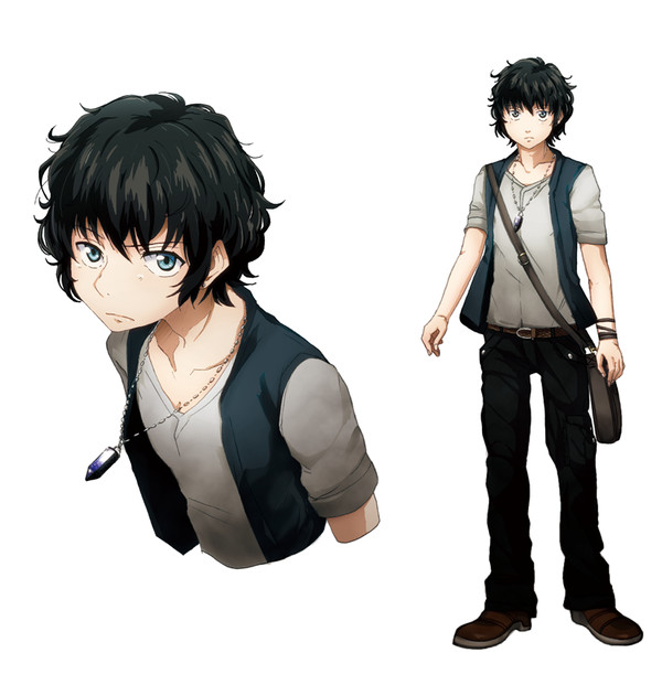 ブルーゴールドストーンを擬人化してみたもどき（設定画）