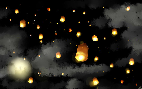 loy kratong festival in thaland