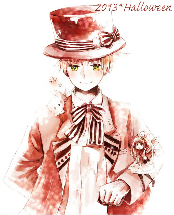 ハロウィン眉毛らくがき
