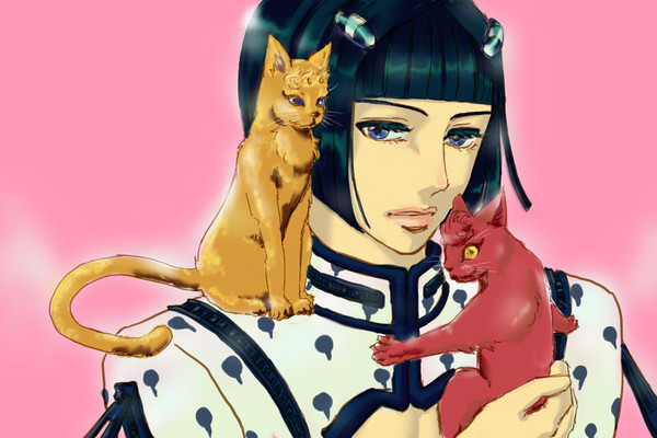 ジョルノとトリッシュがネコになった理由(※ハロウィーンおまけ)