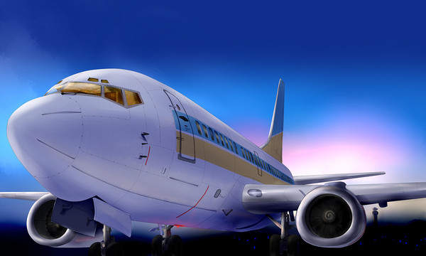 Boeing 737-500(Air Do color)
