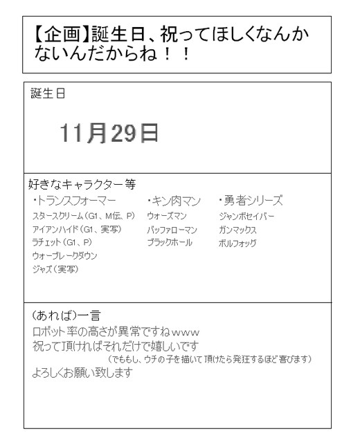 祝ってほしいです