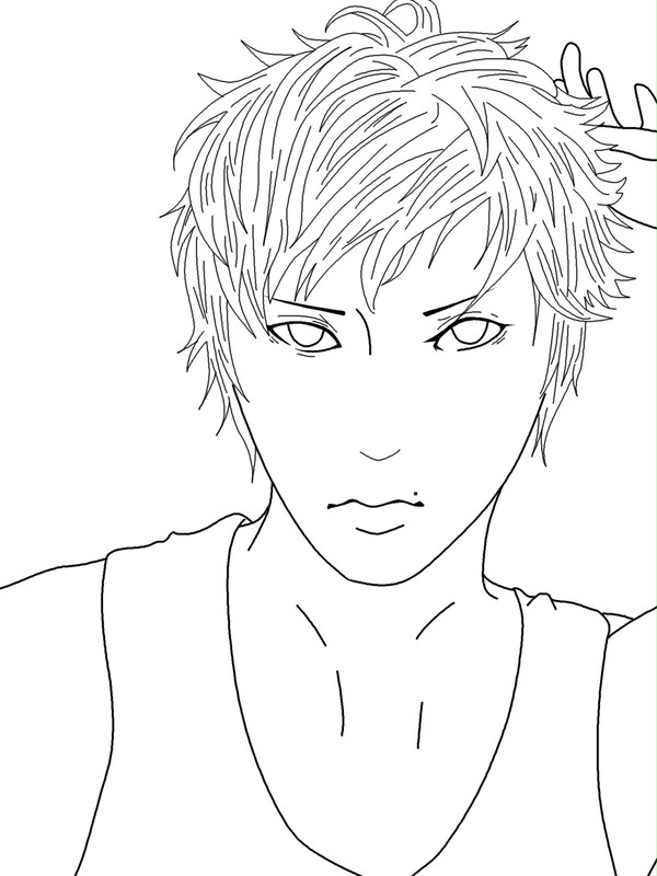 【線画】Super star　ユノ