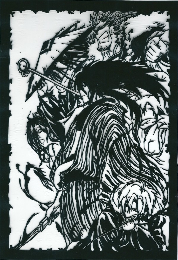 ぬら孫 切り絵