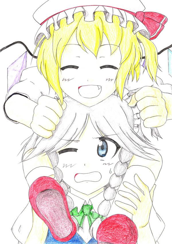 咲夜さんとフランちゃん