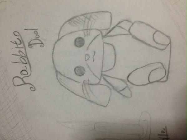 ウサギのぬいぐるみ