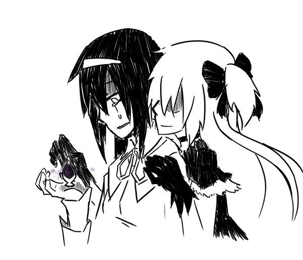 Kriemhild & ほむら らくがき