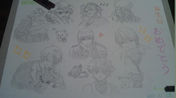 集合絵　らくがき