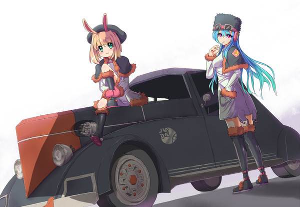 ガトリング付きレトロカー