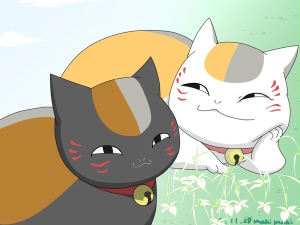 にゃんこ先生と黒にゃんこ
