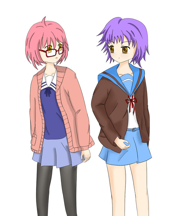 栗山未来と長門有希