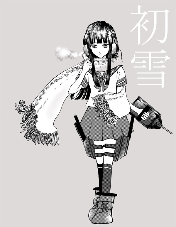 マフラー初雪