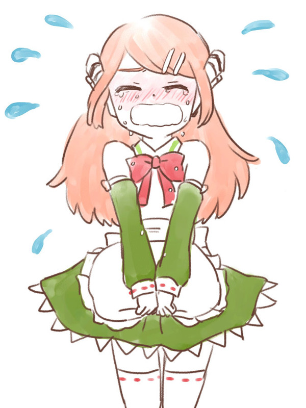 大声で泣いて