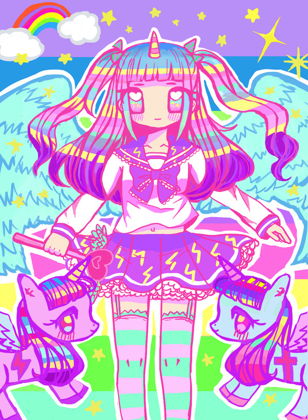 ユニコーンしょうじょのせかい