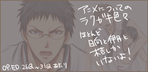 【腐】アニメらくがきメモ