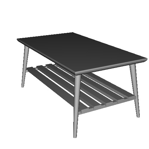3DCG練習中　ローテーブル