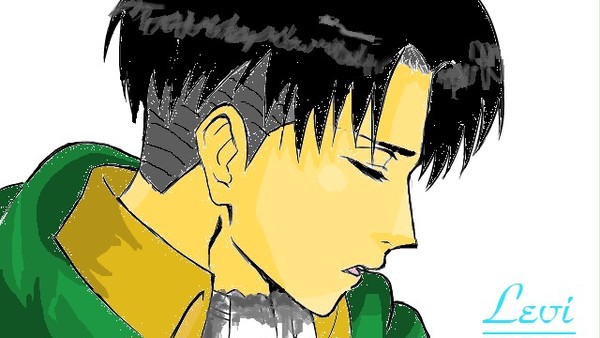 リヴァイ兵長を塗らせていただきました!!!
