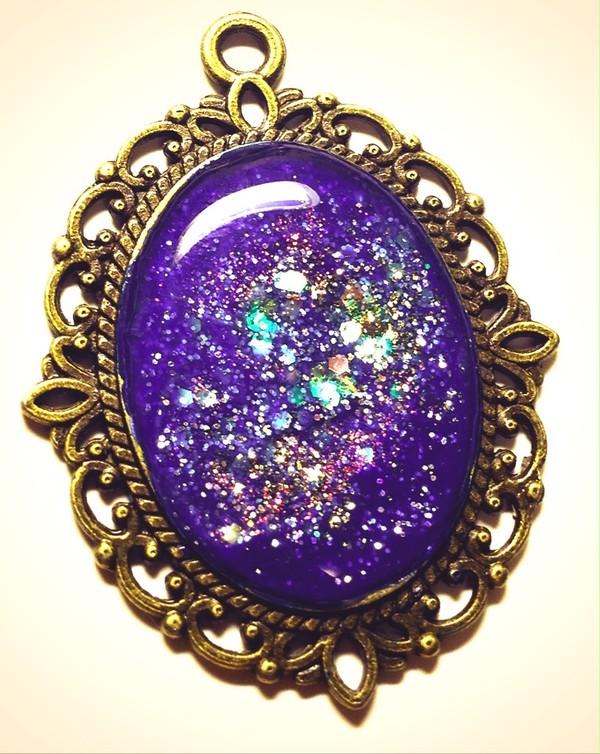 宇宙塗り  レジン