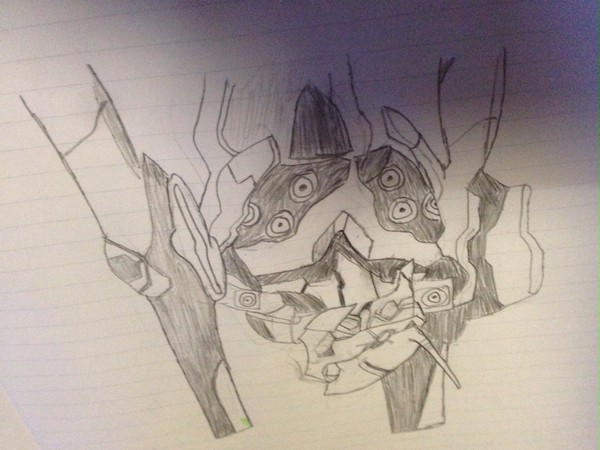 エヴァンゲリオン初号機描きました！