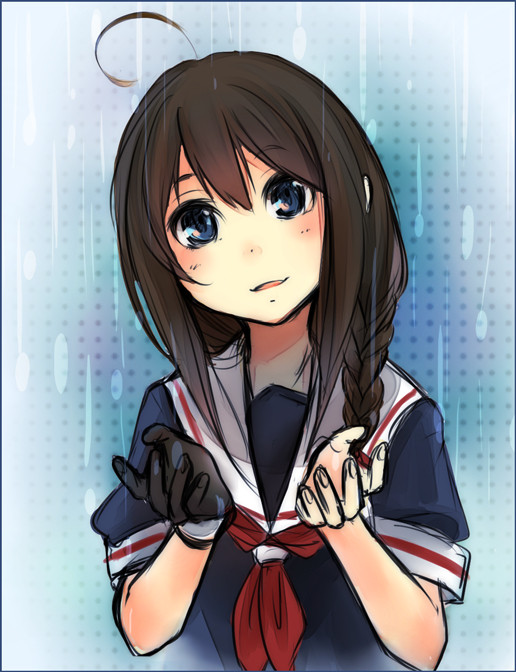 いい雨だね。