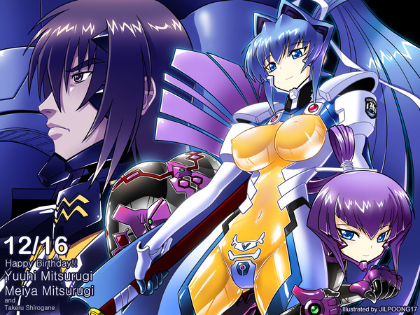 2013御剣 冥夜、御剣 悠陽、白銀　武の誕生日イラスト