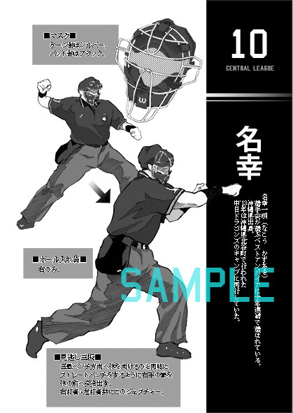 C85新刊　プロ野球審判本サンプル