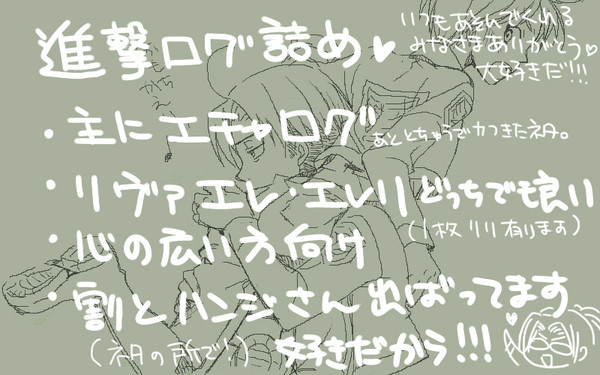 【腐向け】進撃ログ詰め