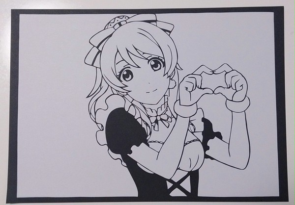 ラブライブ！ 絢瀬絵里 切り絵