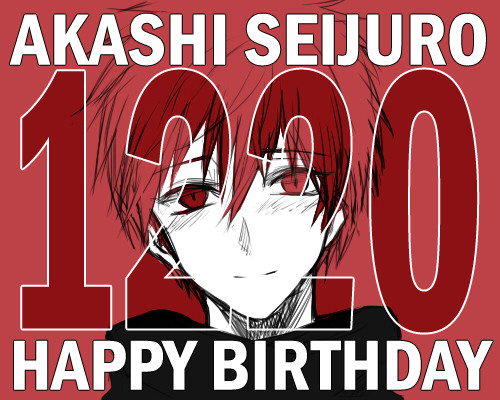 Happy Birth Day, Akashi!