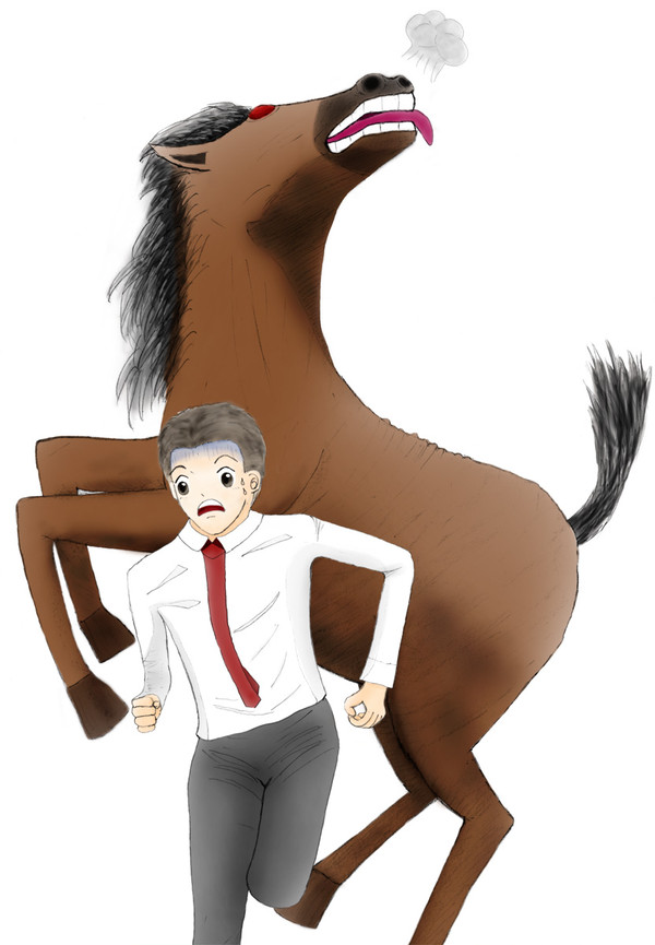 ぶちぎれ暴れ馬