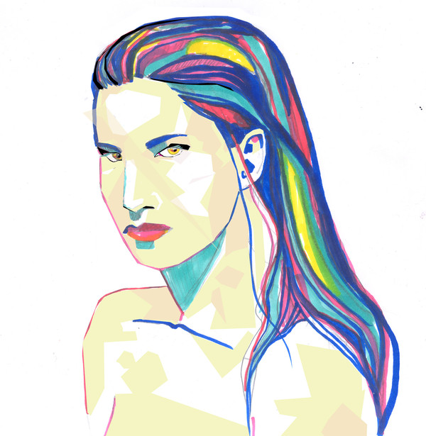 CMYK Bather