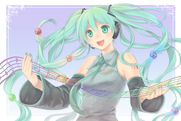 初描き初音さん
