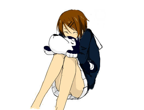 リコとぬいぐるみ