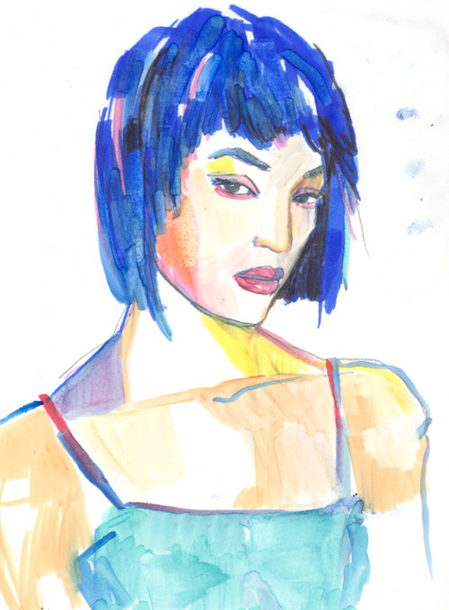 Blue Hair