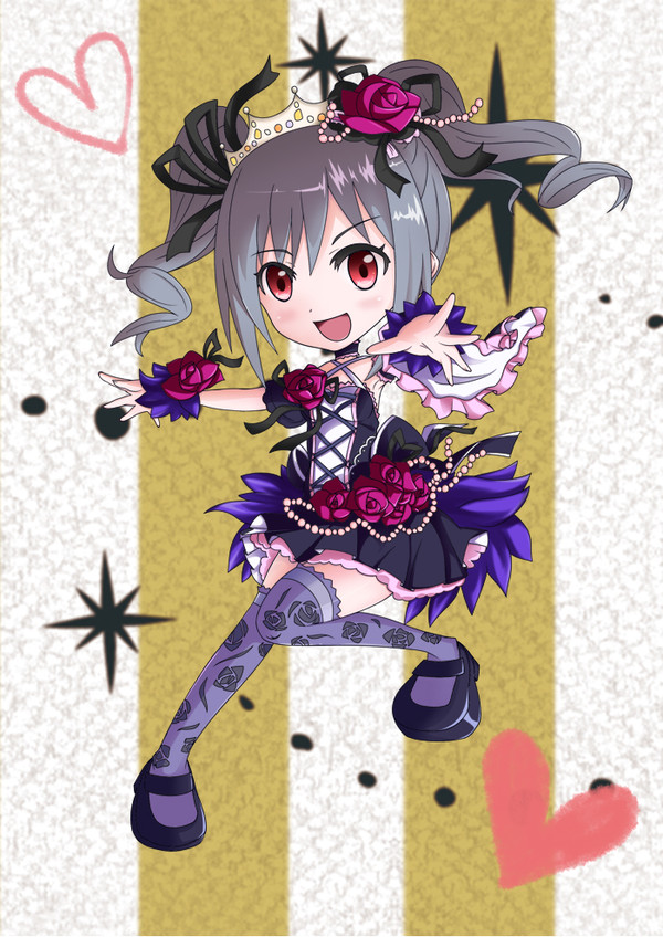 アニバーサリー蘭子アクリルキーホルダー用イラスト