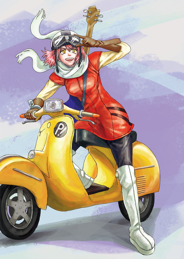 Vespa woman