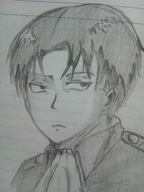 前に描いたリヴァイ兵長